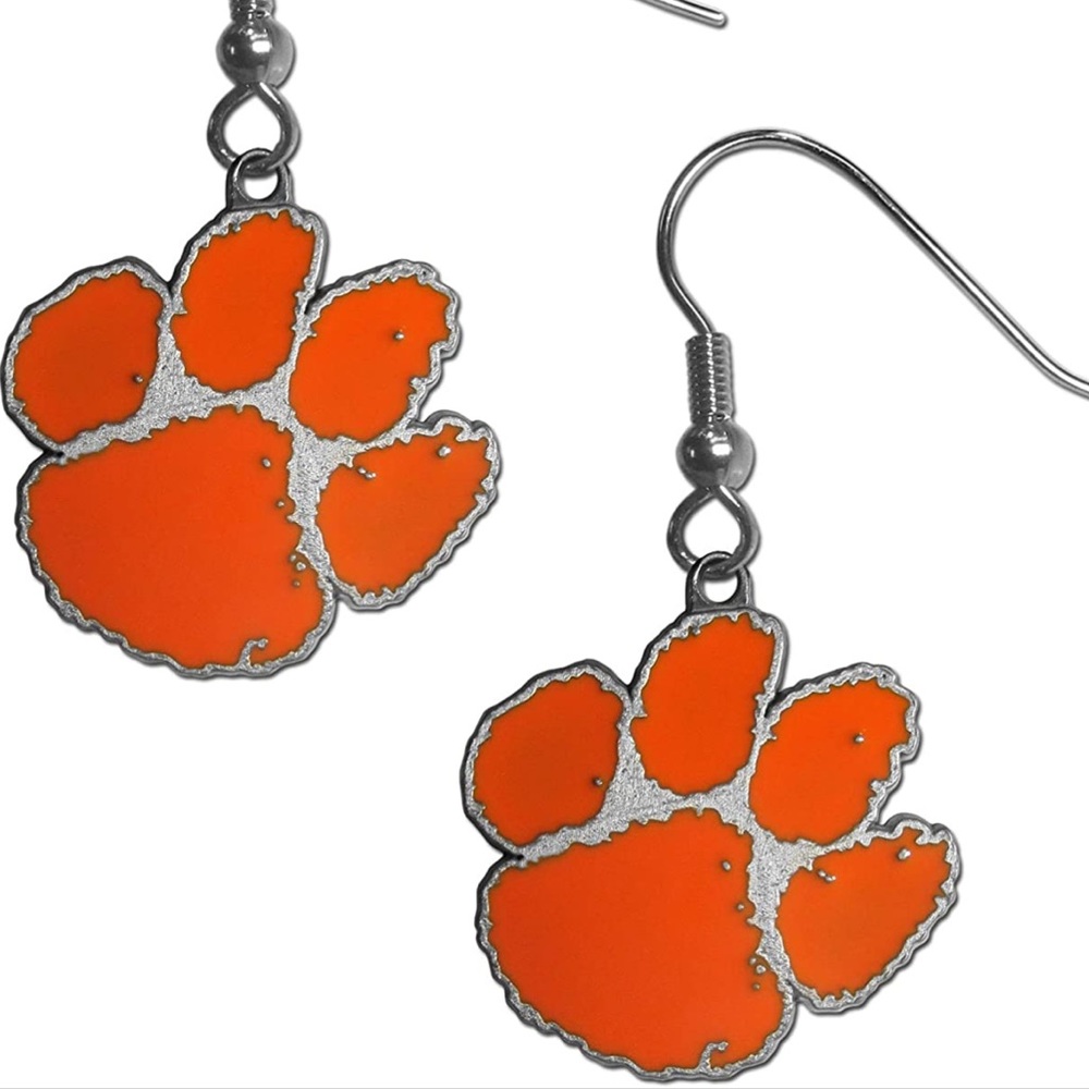 Clemson Tiger Earrings NWT